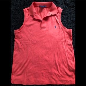 Ralph Lauren sleeveless collared Polo top